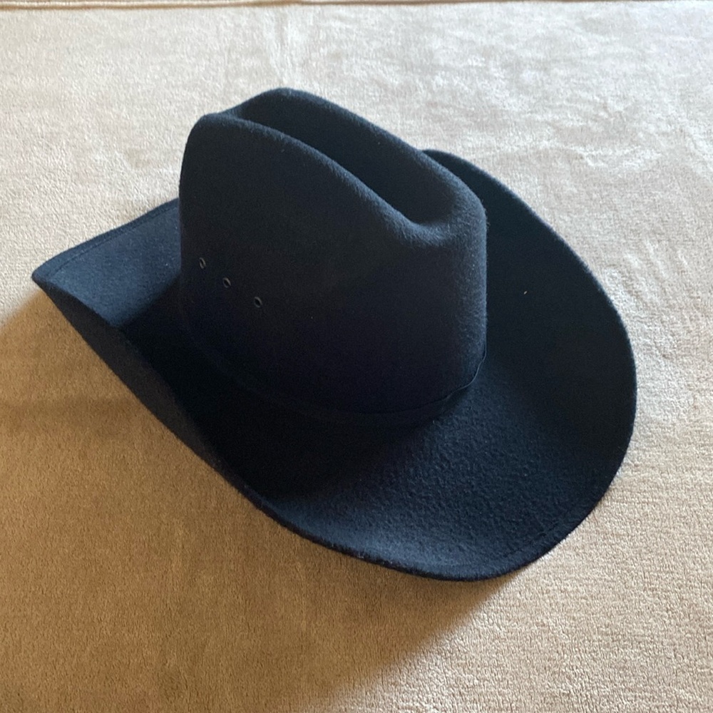 Black costume cowboy hat